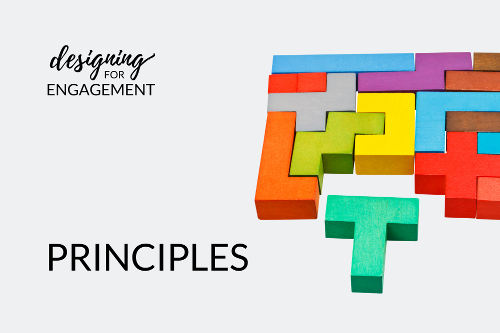 Principles Page Designing for Engagment: PRINCIPLES